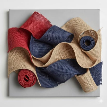 Burlap Ribbon 4" x 15 Yards Natural Jute 4 Inch 5yards 3 Rolls (34 Foot)