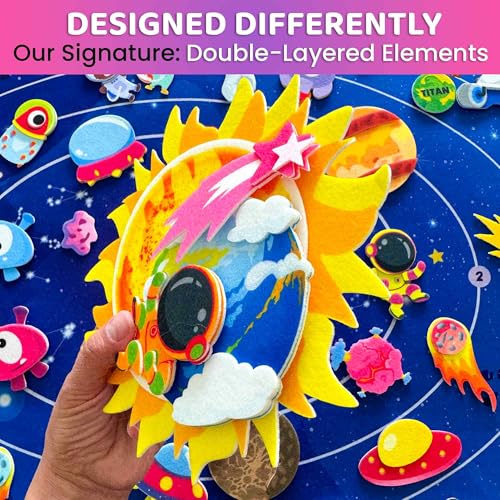 Space Felt Board for Kids 3