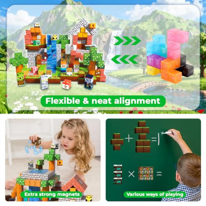 300 PCS Magnetic Blocks