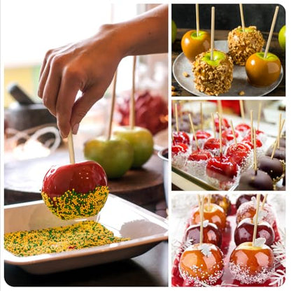 400 pcs Candy Apple Skewer Sticks