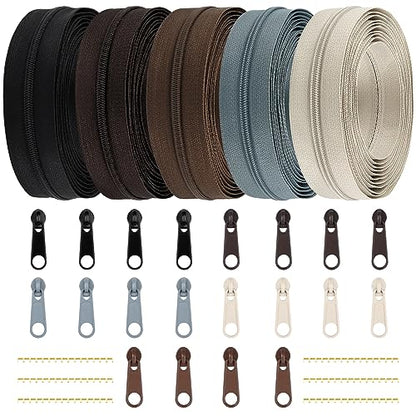 3 mm Nylon Endless Zipper Set with Slider