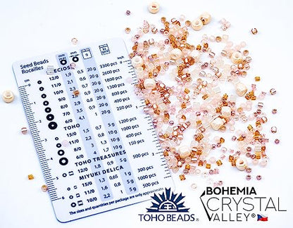 Czech Glass Beads & Japaneese TOHO Seed for Jewelry Making Set