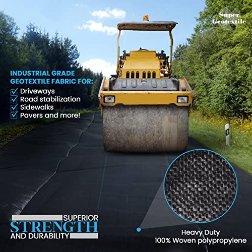 Woven Geotextile Fabric for Driveway and Road Stabilization