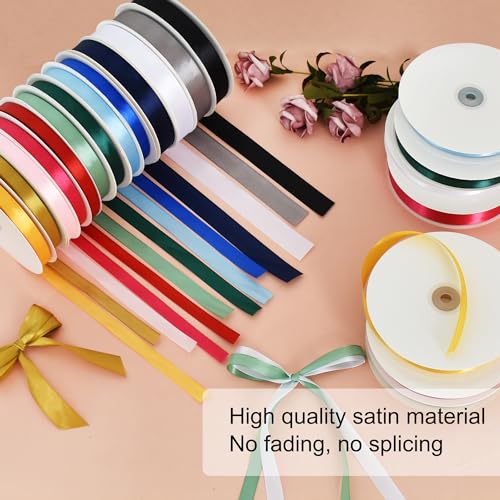 100yd 5 8 Inch Black Satin Ribbon Christmas Gift Wrapping Ribbons