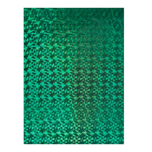 50 Sheets Green Gemstone Toner Reactive Foil