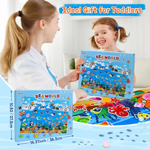 70Pcs Ocean Creatures Felt Story Board Set (70 Count)