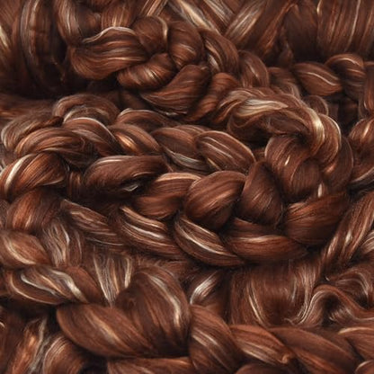 Merino Silk Luxe Tonal Designer Blend. Superfine Merino