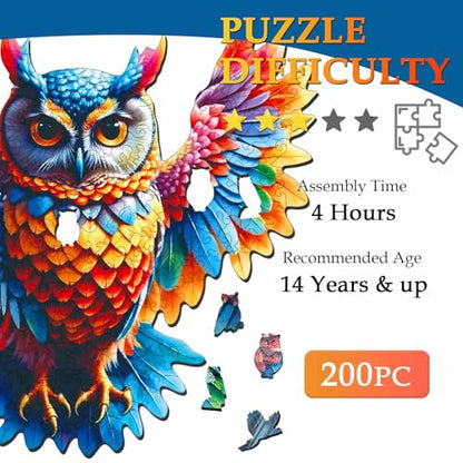 Wooden Puzzles for Adults (200 Count)