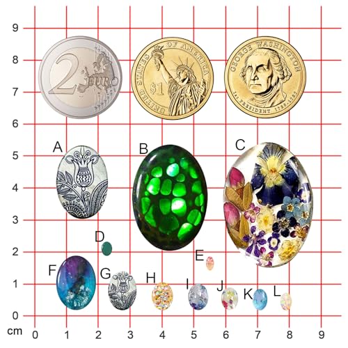 Oval Cabochon Resin Epoxy Silicone Mold