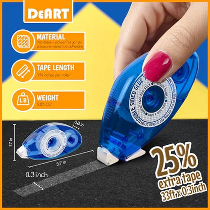 Double Sided Tape Scrapbook Tape Roller (4 Count)