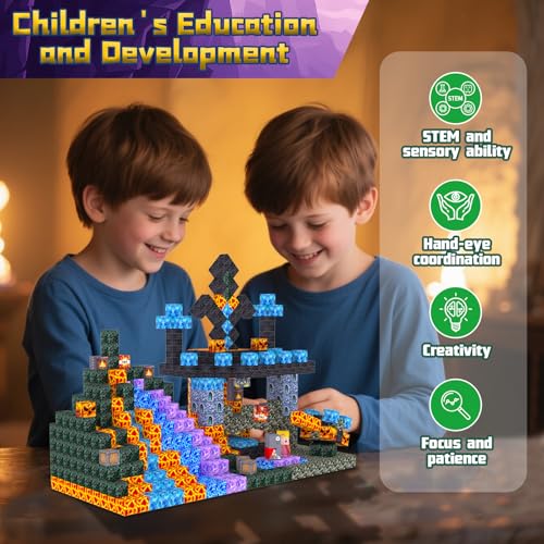 100PCS Magnetic Blocks