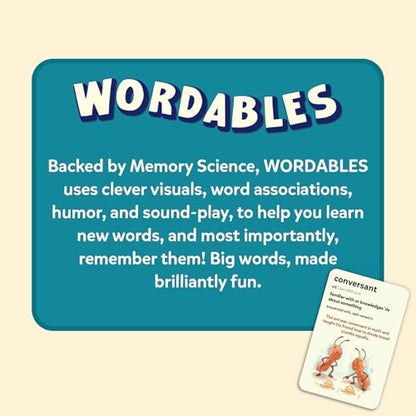 Educational Vocabulary Flash Cards for Kids