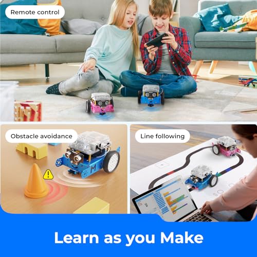 mBot Arduino Robot Kit with Scratch Coding Box for Kids Ages 8
