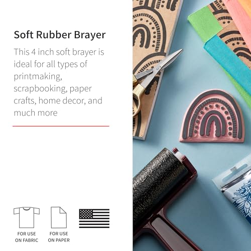 Art Products Company 004117 004117 Soft Rubber Brayer