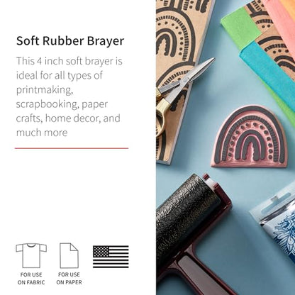 Art Products Company 004117 004117 Soft Rubber Brayer