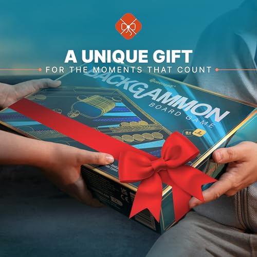 Large Turquoise Backgammon Set for Adults