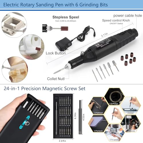 124Pcs 3D Printing Accessory Tools with Tool Bag for Remove (124 Count)