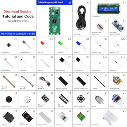 Super Starter Kit for Raspberry Pi Pico 2