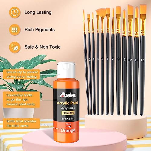 Acrylic Paint Set (48 Fl Oz)