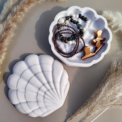 Seashell Box Resin Molds with Lid