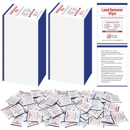 200 Pack Lead Remover Wipes for Shooting Hand Surface (200 Count)