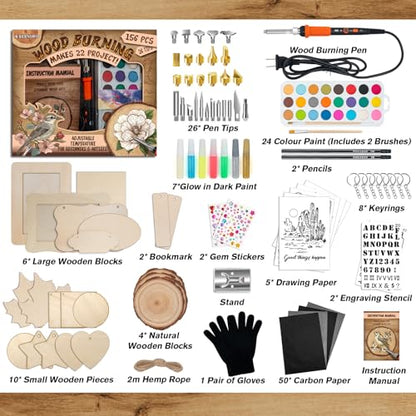 Wood Burning Kit (156 Count)