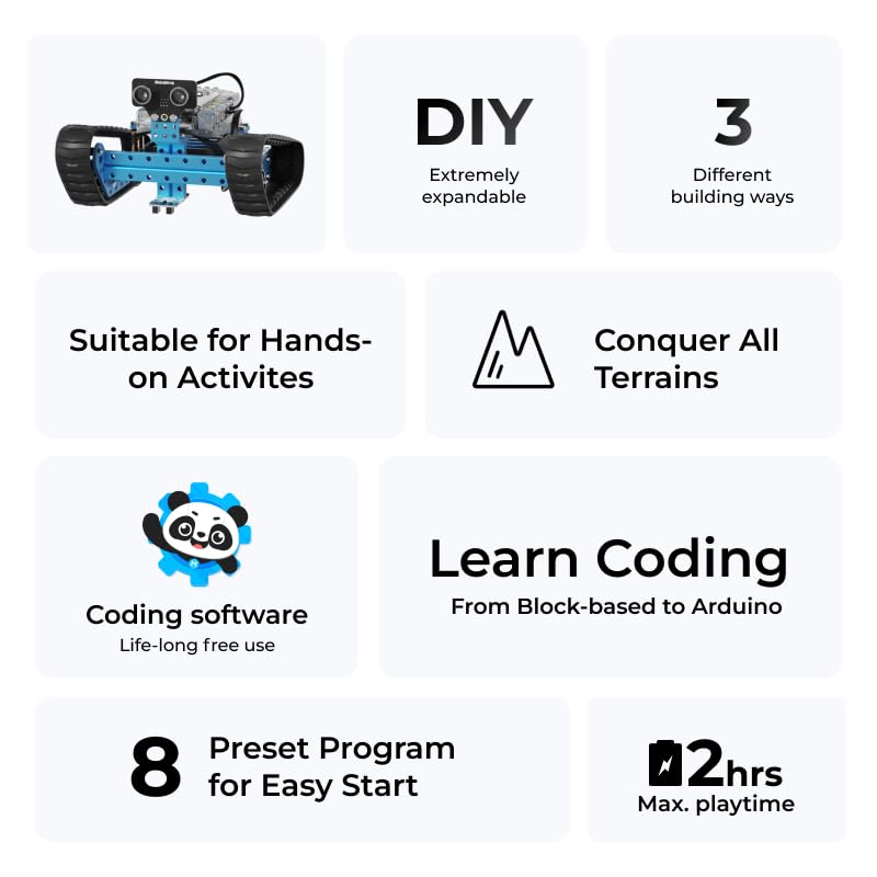 mBot Ranger 3 in 1 Coding Robot Building Kit for Kids Ages 10+
