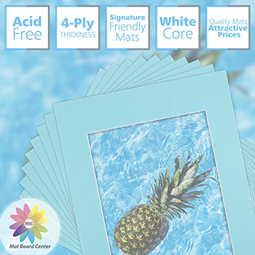 Mat Board Center 10 Pack 11x14 Photo Mats for 8x10 Picture (10 Count)