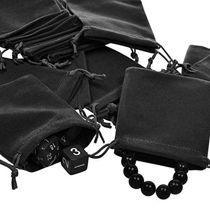 20pcs 4.5 "X 5.5" Velvet Drawstring Cloth Jewelry Pouches Gift Candy Bags Wedding Headphones Bag