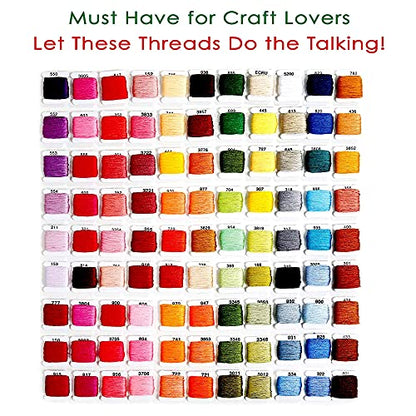 108 Color Embroidery Floss Kit (2808 Foot)