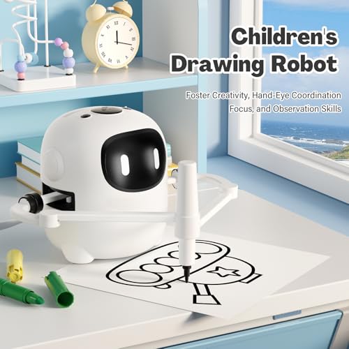 Drawing Robot for Kids with 150 Cards