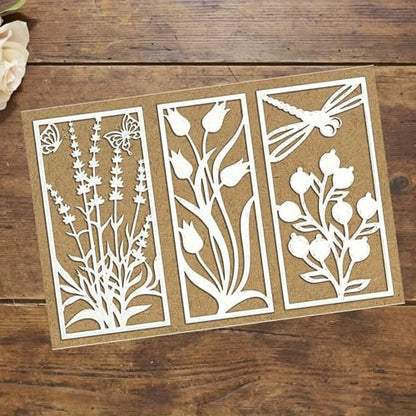 Flowers Metal Cutting Die for Scrapbooking (3 Count)