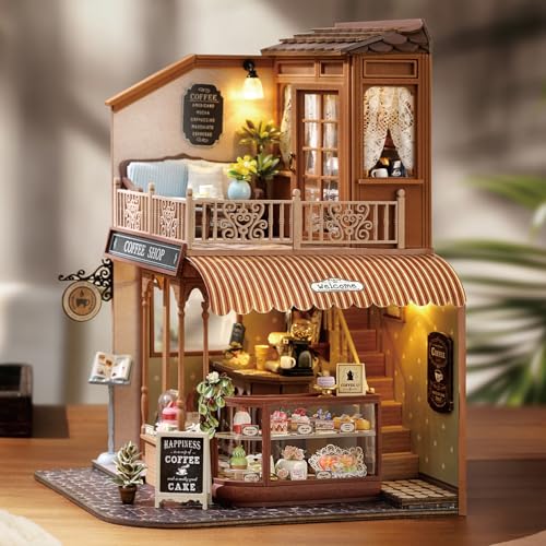 DIY Miniature Dollhouse Kit with Furniture Plus Dust Proof & Music Movement
