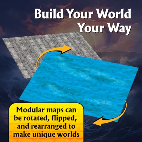 The Textures Pack Roleplaying Battlemaps; 16 Modular RPG Maps in 8 Double