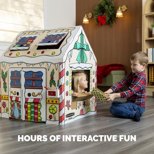 BB at Play Color In Holly Jolly Playhouse Craft Activity for Kids