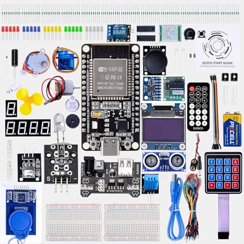 ESP 32 Super Starter Kit with Tutorial Compatible with Arduino IDE (35 Count)