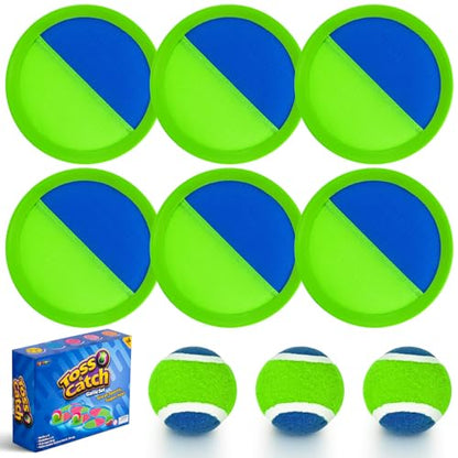 Upgraded Toss and Catch Ball Game Set for Kids (9 Count)