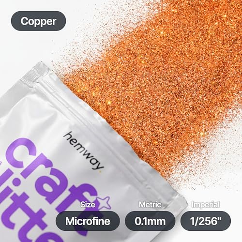 Craft Glitter Copper 100g Microfine Glitter (100 Gram)