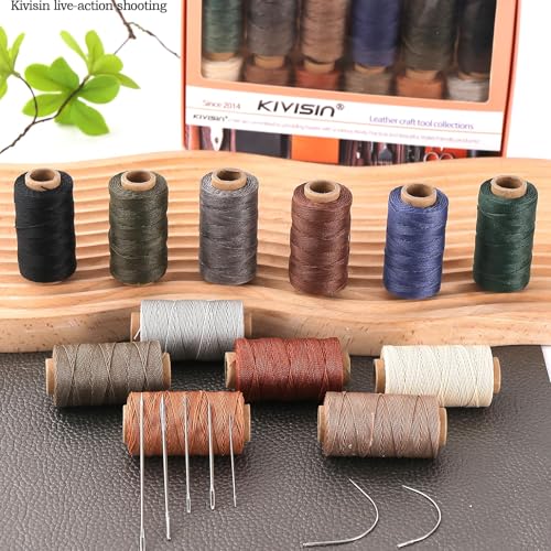 Round Polyester Waxed Thread 0.55mm (12 Color)