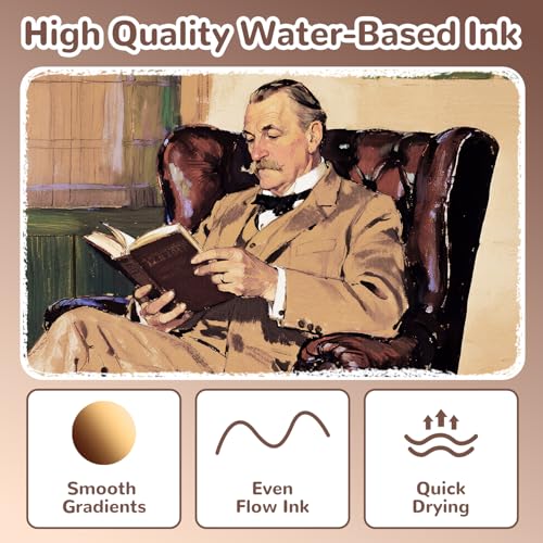 12 Brown Acrylic Paint Markers (12 Count)