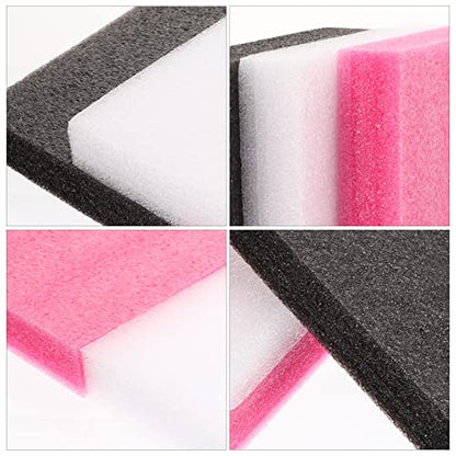 6 Pack Needle Felting Pads Pearl Cotton Foam Cushion 7.8X5.9X1.2 Inch Portable Work Surface for DIY Wool Felting Crafts