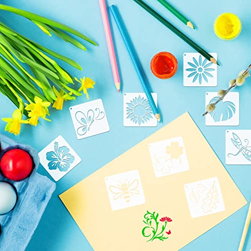 65Pcs Small Stencils for Painting on Wood Burning Reusable