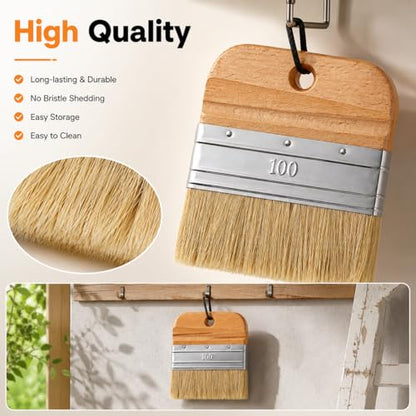 4 Inch Flat Paddle Paint Brush