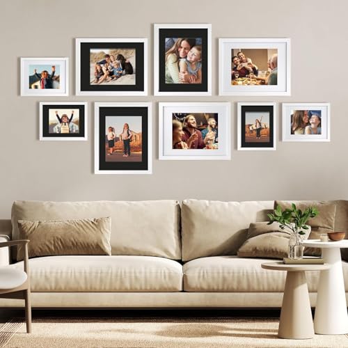 8x10 White Picture Mats Pack of 11