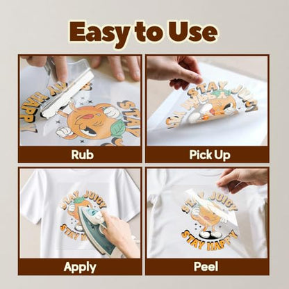 Heat Transfer Mask for Inkjet Light Heat Transfer Paper (20 Count)