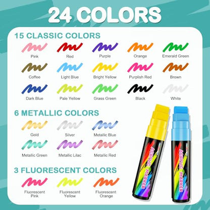 Acrylic Paint Markers (24 Count)