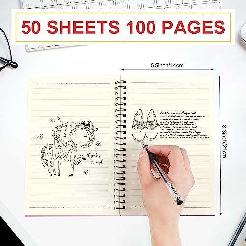 6 Pcs Spiral Notebooks (6 Count)