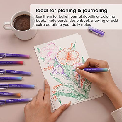 Liquid Ink Rollerball Pens (8 Count)