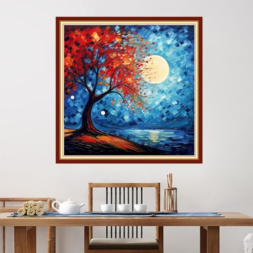 Stamped Cross Stitch Kits for Beginners Full Range of Cross Stitching 11 CT Printed Cross Stitch Kits for Adults Cross Stitch Patterns Needlepoint Kits