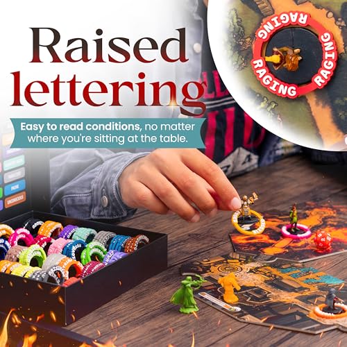 112 Vibrant DND Condition Markers (112 Count)